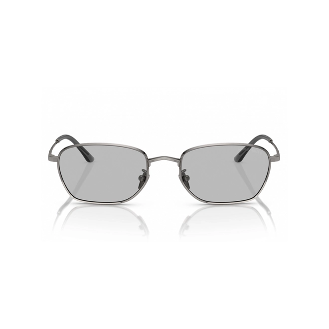 Óculos de Sol Giorgio Armani 0AR6151 30108752 Metal Chumbo com lentes na cor Cinza Claro 2