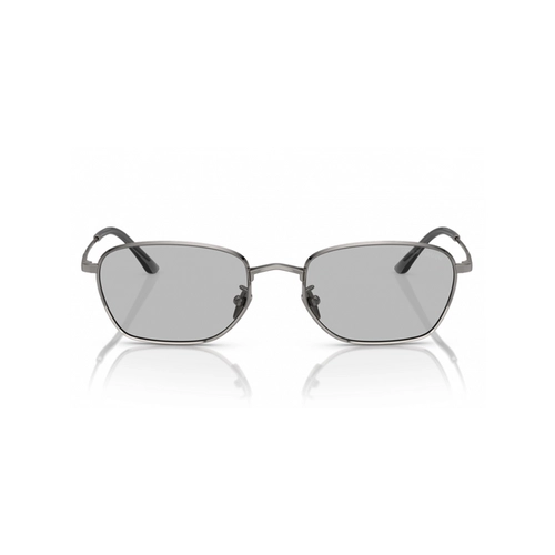Óculos de Sol Giorgio Armani 0AR6151 30108752 Metal Chumbo com lentes na cor Cinza Claro
