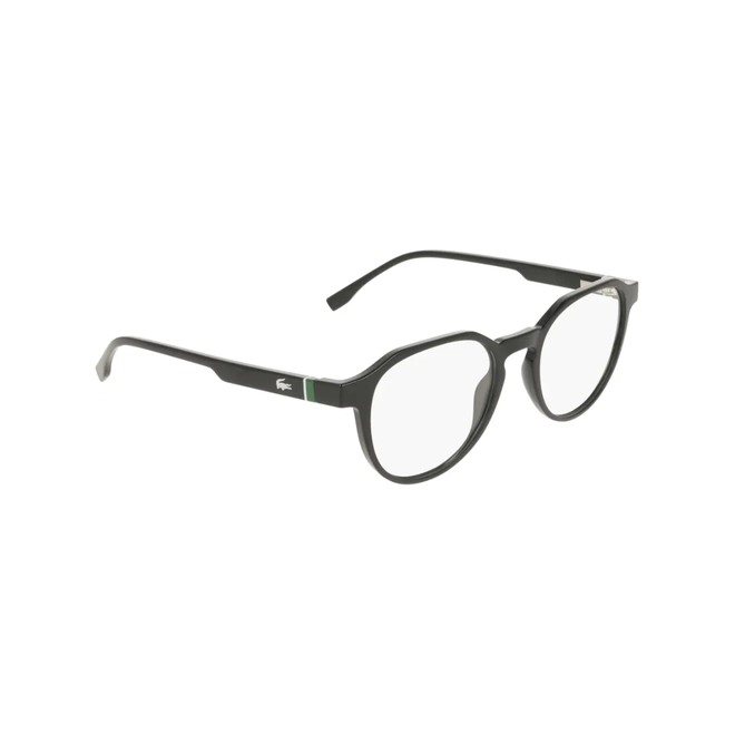Óculos de Grau Lacoste com Clip-On L4008MAG-SET 001 52 Acetato Cinza Escuro com lentes na cor Cinza Escuro 3