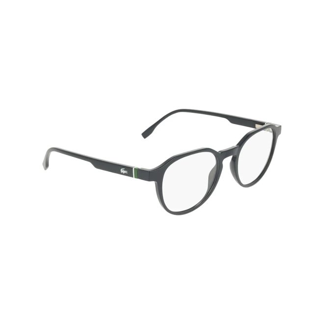 Óculos de Grau Lacoste L4008MAG-SET 410 52 Biopoliamida Preto com lentes na cor Azul 3