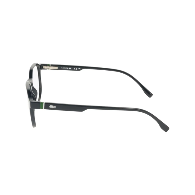 Óculos de Grau Lacoste L4008MAG-SET 410 52 Biopoliamida Preto com lentes na cor Azul 5