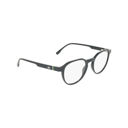 Óculos de Grau Lacoste L4008MAG-SET 410 52 Biopoliamida Preto com lentes na cor Azul