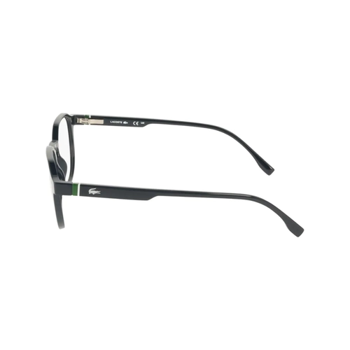 Óculos de Grau Lacoste L4008MAG-SET 410 52 Biopoliamida Preto com lentes na cor Azul