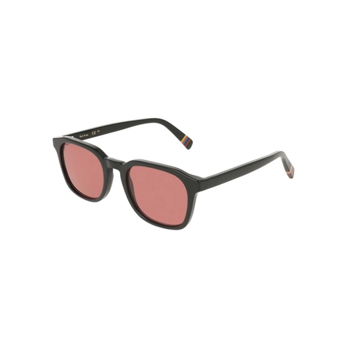 Óculos de Sol Paul Smith Neals PS25618S 001 52 Acetato Preto com lentes na cor Rosa Escuro