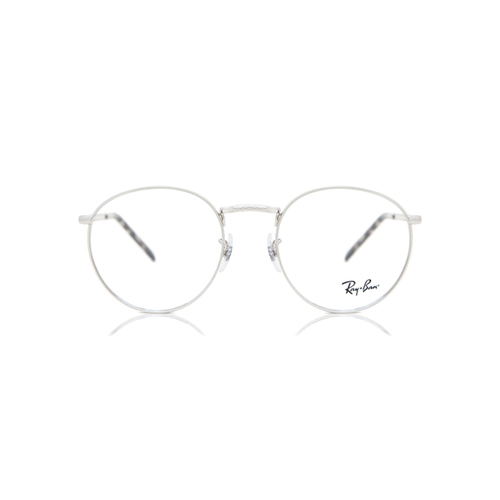 Óculos de Grau Ray-Ban New Round 0RX3637V 2501 50 Metal Prateado