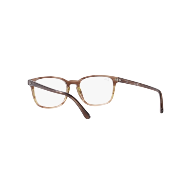 Óculos de Grau Ray-Ban 0RX5418 8255 56 Acetato Marrom Mesclado 5