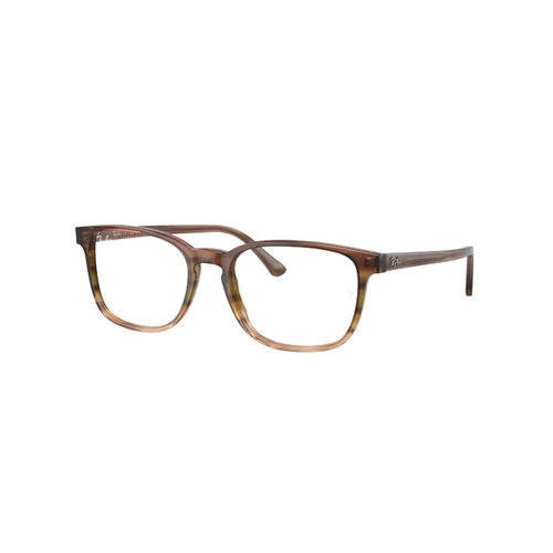 Óculos de Grau Ray-Ban 0RX5418 8255 56 Acetato Marrom Mesclado