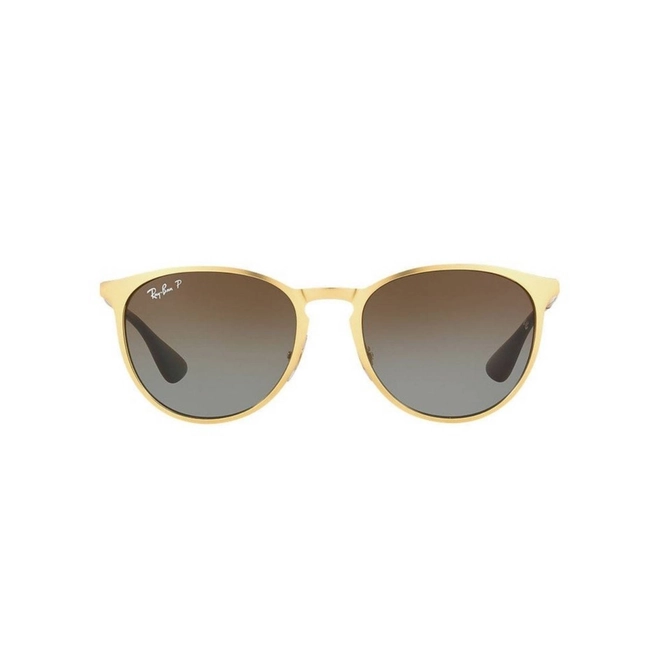 Óculos de Sol Ray-Ban Erika 0RB3539 112/T554 Metal Dourado com lentes na cor Marrom Polarizado 2