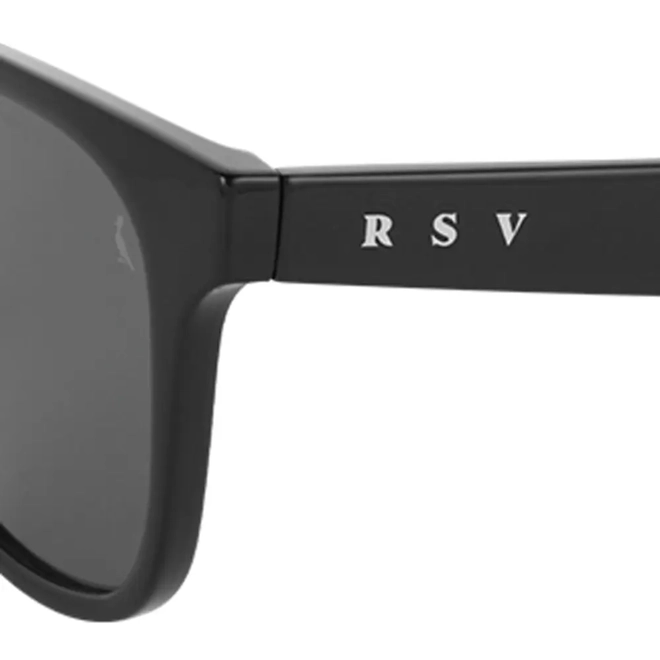 Óculos de Sol Reserva RSV6010S 002 52 Acetato Preto Fosco com lentes na cor Cinza 5