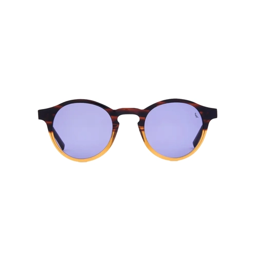 Óculos de Sol Reserva RSV6015S 217 49 Acetato Marrom Mesclado com lentes na cor Azul