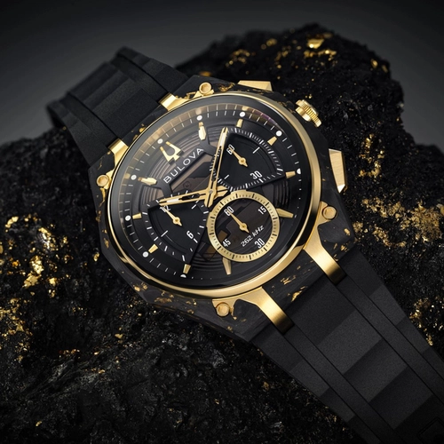 Relógio Bulova Curv Carbono Forjado Edição Especial 150 anos - 98A328N