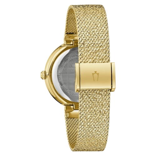 Relógio Bulova Crystal Feminino - 98L321 Champanhe