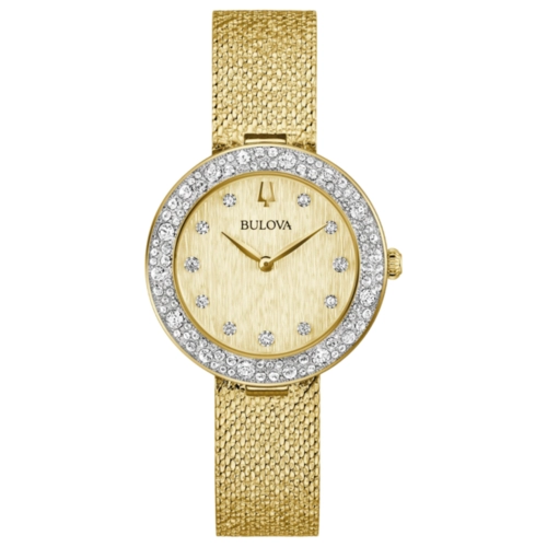 Relógio Bulova Crystal Feminino - 98L321 Champanhe