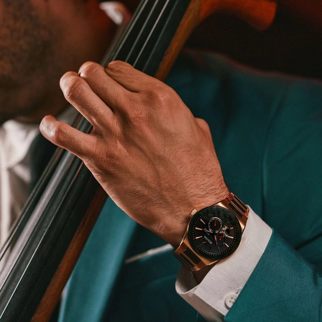 Relógio Bulova Millennia Latin Grammy Automático - 98A236N Preto 2