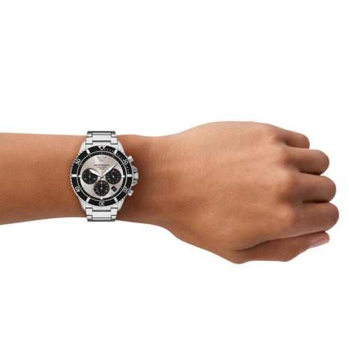 Relógio Emporio Armani World Explorer Solar - AR11722B1 CPSX Cinza