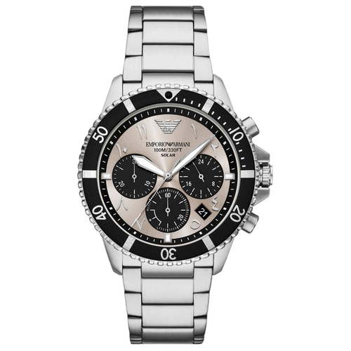 Relógio Emporio Armani World Explorer Solar - AR11722B1 CPSX Cinza