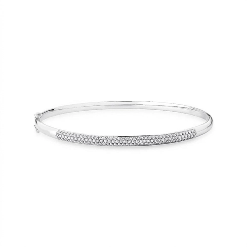 Pulseira Pavês Amare bracelete em ouro branco 18k com pavê 59pts de Diamantes