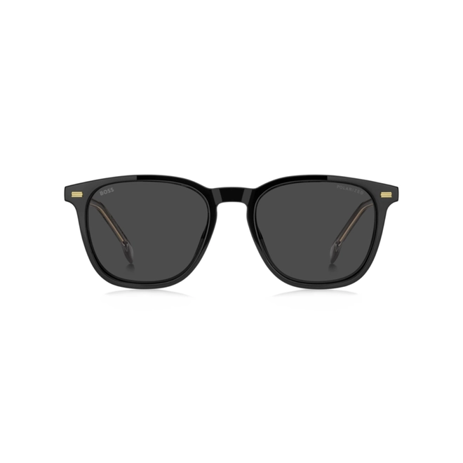 Óculos de Grau Hugo BOSS 1882/G/C 08A 5319 S Poliamida Preto com Clip-On na cor Cinza Polarizado 2