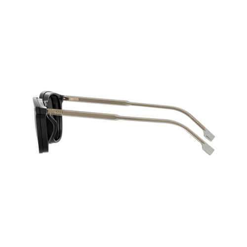 Óculos de Grau Hugo BOSS 1882/G/C 08A 5319 S Poliamida Preto com Clip-On na cor Cinza Polarizado