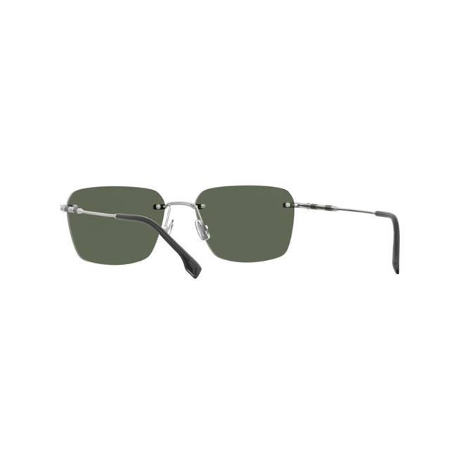 Óculos de Sol Hugo BOSS 1925/F/S CTL 57QT S Titânio Prata Fosco com lentes na cor Verde 5