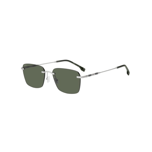 Óculos de Sol Hugo BOSS 1925/F/S CTL 57QT S Titânio Prata Fosco com lentes na cor Verde