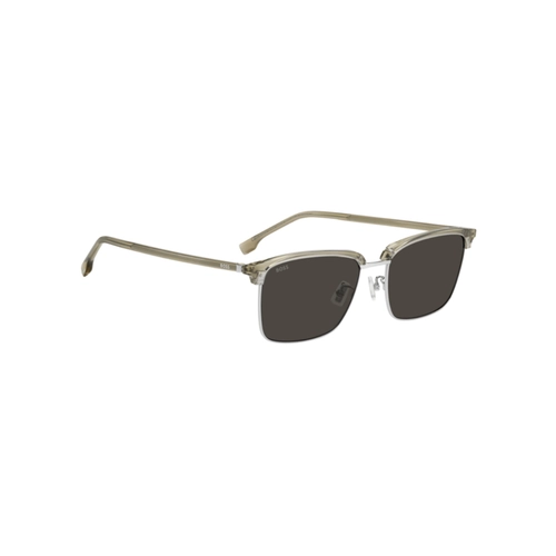 Óculos de Sol Hugo BOSS 1929/F/S L24 56IR S Poliamida Bege com lentes na cor Cinza