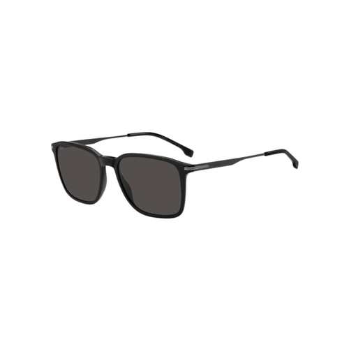 Óculos de Sol Hugo BOSS 1886/S 807 55IR S Acetato Preto com lentes na cor Cinza