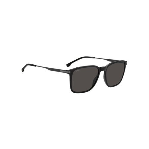 Óculos de Sol Hugo BOSS 1886/S 807 55IR S Acetato Preto com lentes na cor Cinza