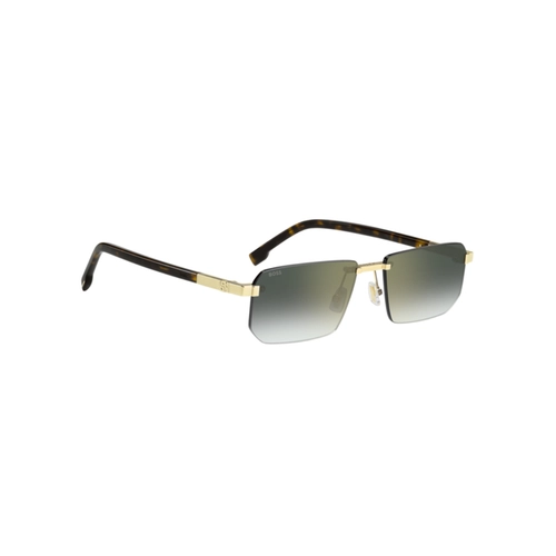 Óculos de Sol Hugo BOSS 1918/S J5G 57D6 S Metal Dourado com lentes na cor Verde Espelhado