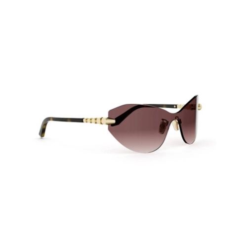 Óculos de Sol Bvlgari BV40080U_0030Z Metal Dourado com lentes na cor Rosa Degradê