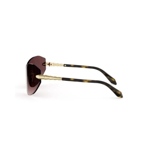 Óculos de Sol Bvlgari BV40080U_0030Z Metal Dourado com lentes na cor Rosa Degradê