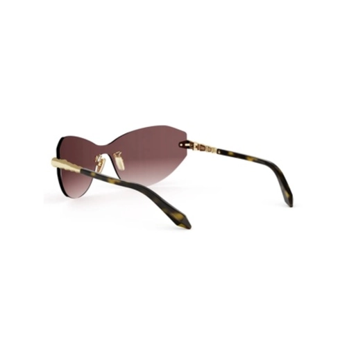 Óculos de Sol Bvlgari BV40080U_0030Z Metal Dourado com lentes na cor Rosa Degradê