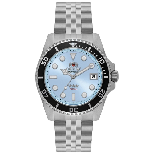 Relógio Orient 3 Stars Submariner - YN6SS023 A1SX Azul Celeste