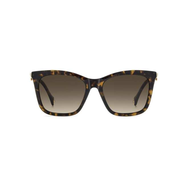 Óculos de Sol Carolina Herrera HER 0394/G/S 086 54HA S Acetato Marrom Mesclado com lentes na cor Marrom Degradê 2