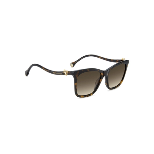 Óculos de Sol Carolina Herrera HER 0394/G/S 086 54HA S Acetato Marrom Mesclado com lentes na cor Marrom Degradê