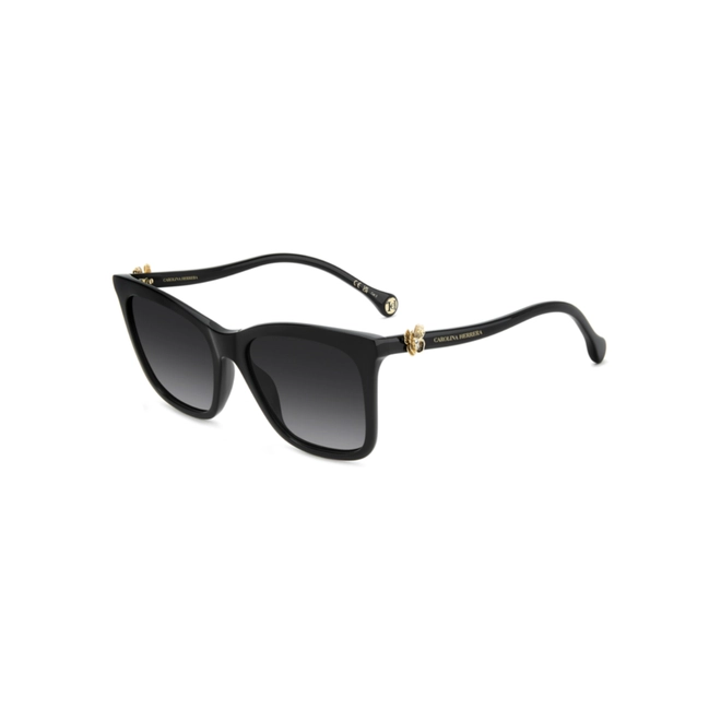 Óculos de Sol Carolina Herrera HER 0394/G/S 807 549O S Acetato Preto com lentes na cor Cinza Degradê 1