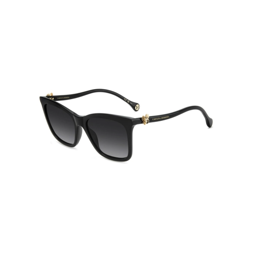 Óculos de Sol Carolina Herrera HER 0394/G/S 807 549O S Acetato Preto com lentes na cor Cinza Degradê