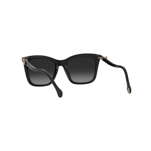 Óculos de Sol Carolina Herrera HER 0394/G/S 807 549O S Acetato Preto com lentes na cor Cinza Degradê