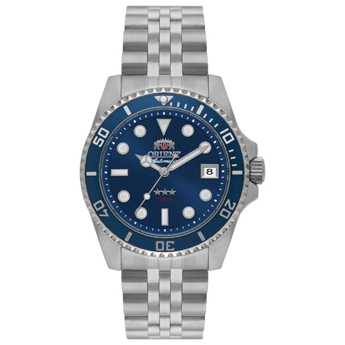 Relógio Orient 3 Stars Submariner Automatic - YN6SS023 D1SX Azul
