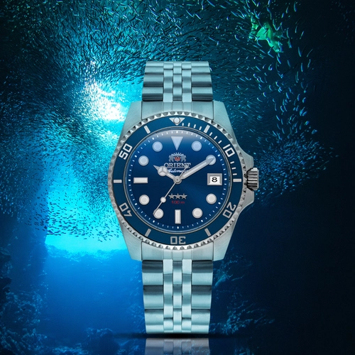 Relógio Orient 3 Stars Submariner Automatic - YN6SS023 D1SX Azul