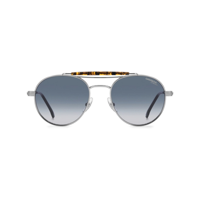 Óculos de Sol CARRERA 381/S 31Z 5208 S Metal Prata com lentes na cor Azul Degradê 2