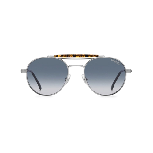 Óculos de Sol CARRERA 381/S 31Z 5208 S Metal Prata com lentes na cor Azul Degradê
