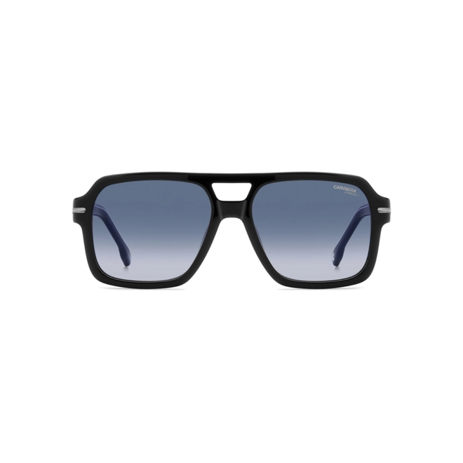 Óculos de Sol CARRERA 377/S D51 5608 S Acetato Preto com lentes na cor Azul 2