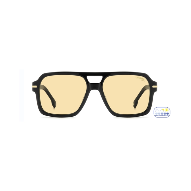 Óculos de Sol CARRERA 377/S 807 564A S Acetato Preto com lentes Amarelo Fotocromático 2