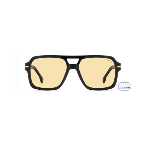 Óculos de Sol CARRERA 377/S 807 564A S Acetato Preto com lentes Amarelo Fotocromático