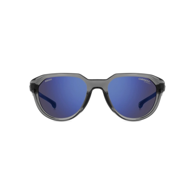 Óculos de Sol Carrera Ducati CARDUC 050/S KB7 53XT S Poliamida Cinza com lentes na cor Azul Espelhado 2
