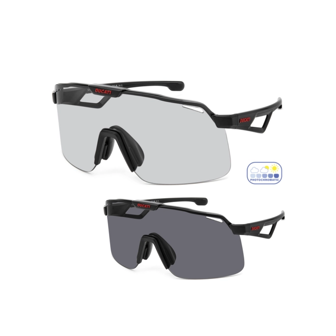 Óculos de Sol Carrera Ducati CARDUC 066/S OIT 99KI S Poliamida Preto com lentes na cor Cinza Claro Fotocromático 1