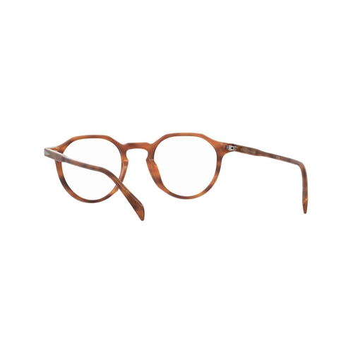 Óculos de Grau David Beckham DB 1230 WR9 4821 R Acetato Marrom Mesclado