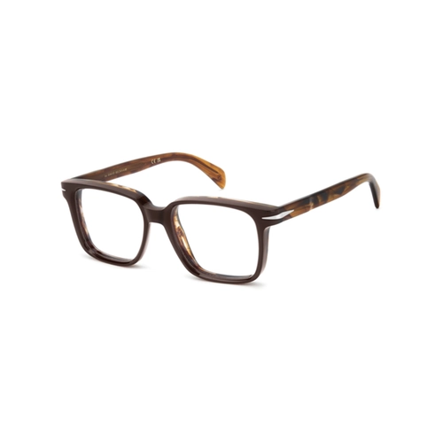 Óculos de Grau David Beckham DB 7152 EX4 5318 R Acetato Marrom