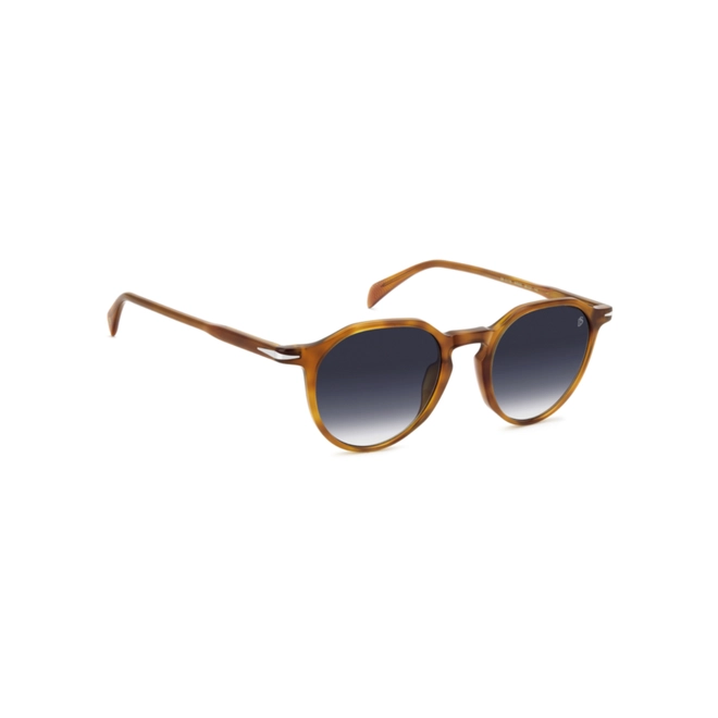 Óculos de Sol David Beckham DB 1217/S WR9 5008 S Acetato Marrom Mesclado com lentes na cor Azul Degradê 3